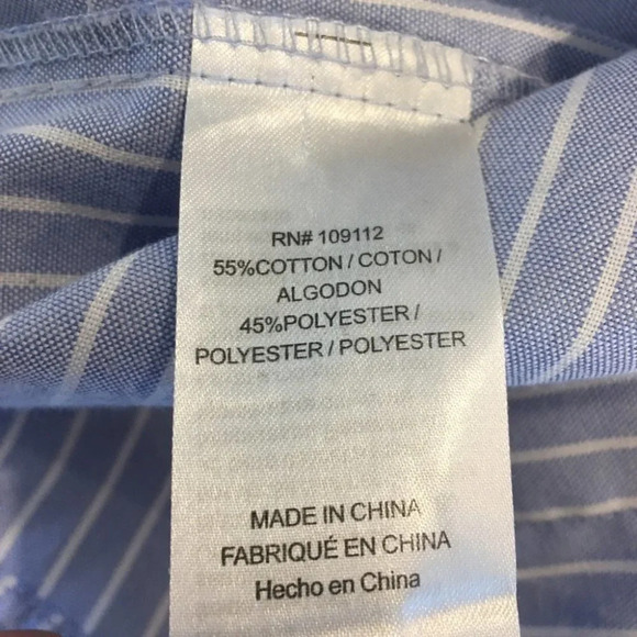 C&C California Striped Tank Button Blouse Tie Top - Picture 4 of 6